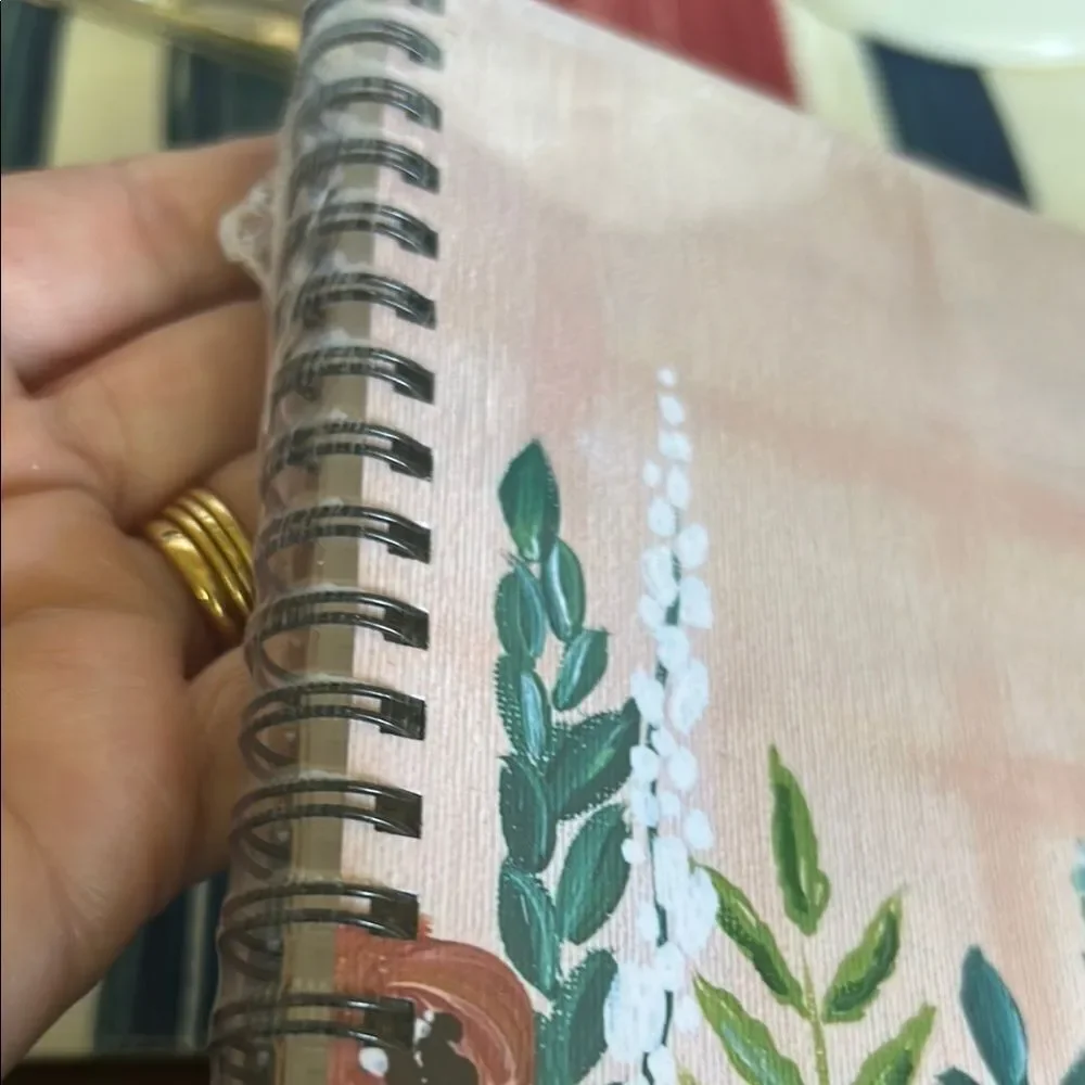 Elyse Breanne Floral Spiral Notebook new